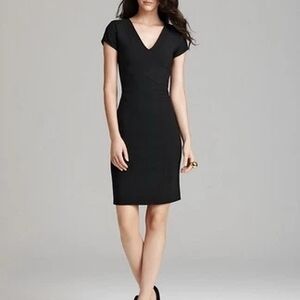 Diane von Furstenberg Black Norma Ponte Pencil Dress